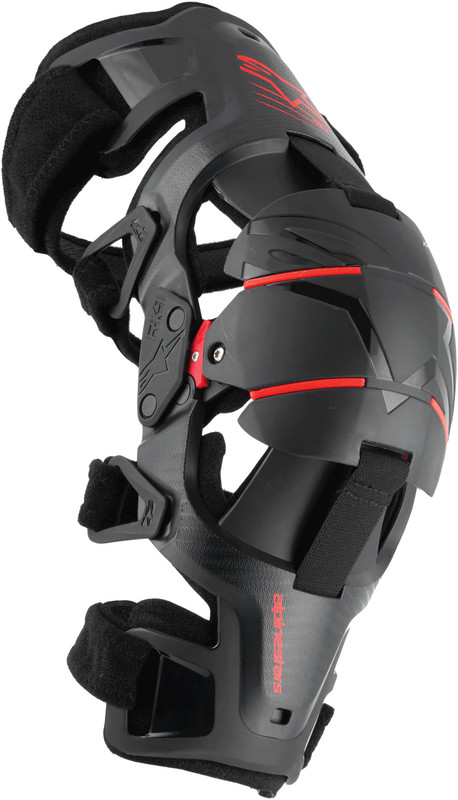 Alpinestars Rk-1 Plasma Knee Brace Black/Red Sm/Md 6501725-13-S/M