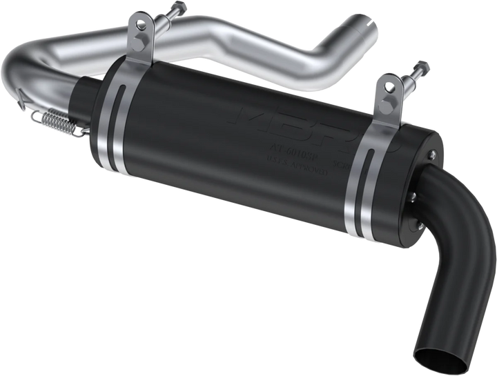 MBRP Single Slip-On System W/ 4.25" Performance Muffler Blk AT-8108P