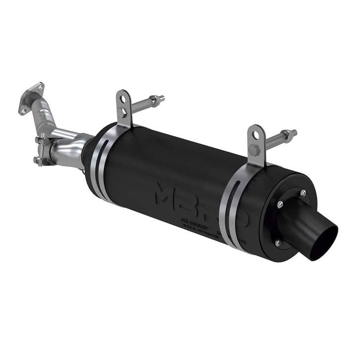 MBRP Single Slip-On System W/ 4.25" Sport Muffler Blk AT-6600SP
