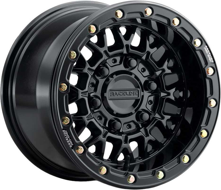 Raceline Wheels Omega 15X10 6/5.5 +25Mm Gloss Black A15GB-51060+25