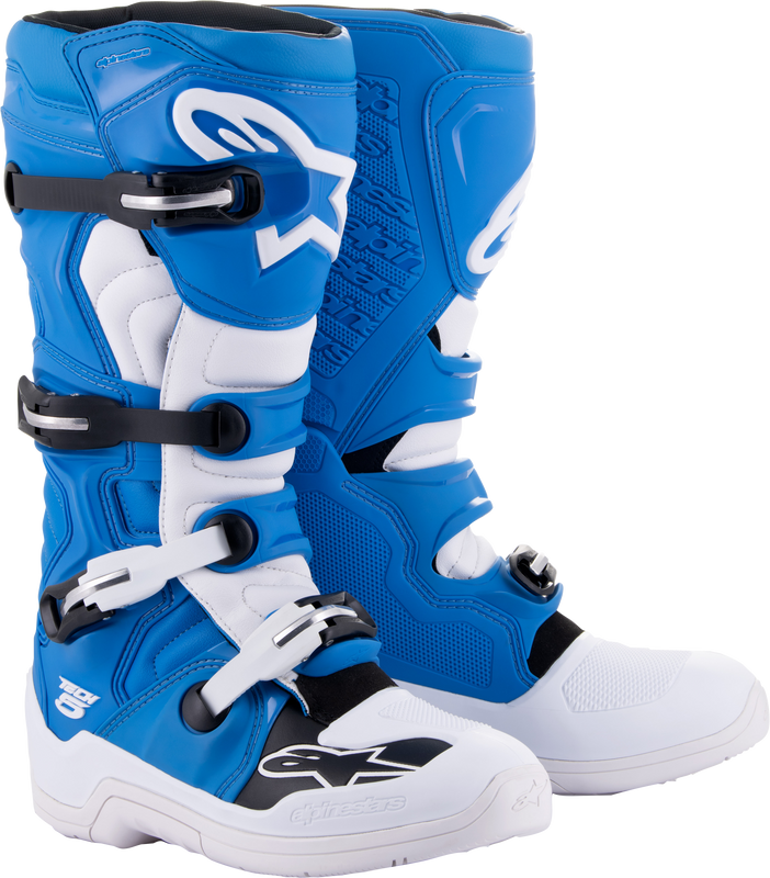 Alpinestars Tech 5 Boots Blue/White Sz 5 2015015-72-5