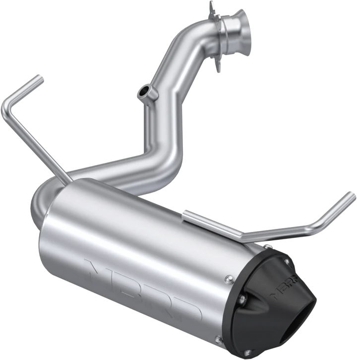 MBRP Single Slip-On System W/ 5" Performance Muffler Blk Tip AT-9218PT