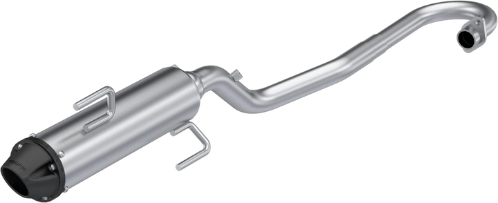 MBRP Single Slip-On System W/ 4" Performance Muffler Blk Tip AT-9111PT