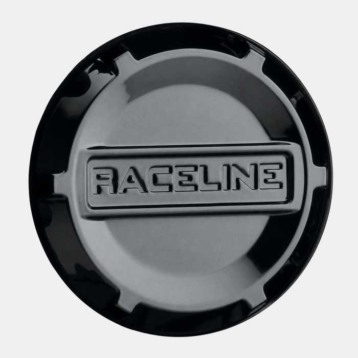 Raceline Utv Cap Fits 5X114.3 Gloss Black CPR-A15GB-114.3