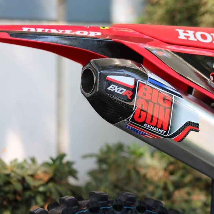 Big Gun Exhaust - Exo R Slip On - Honda 19-11262
