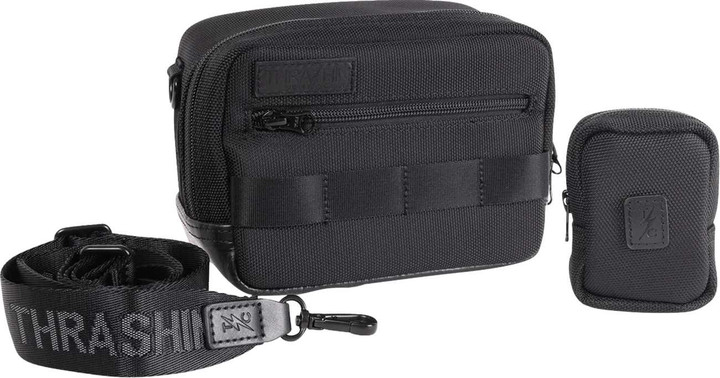 THRASHIN SUPPLY CO. Crossbody Handlebar Bag - Black/Gray THB-0038