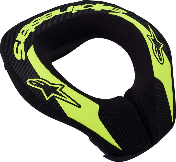 ALPINESTARS Youth Sequence Neck Roll - Yellow Fluo/Black - S/M 6741018-551-SM