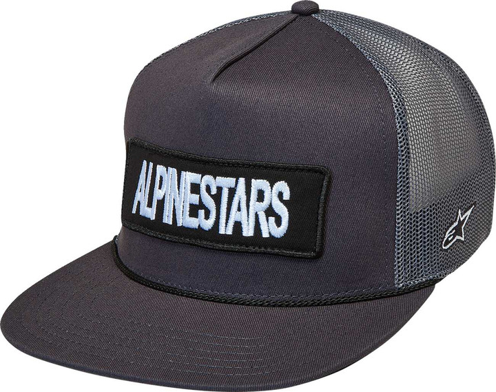 ALPINESTARS Ten Trucker Hat - Dark Gray/Dark Gray - One Size 1236-81440-1717