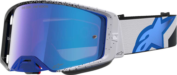 ALPINESTARS GOGGLES Supertech Goggle - Hiten - Black/Blue - Blue Mirror Lens 5100527-7352