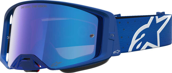 ALPINESTARS GOGGLES Youth Vision Goggle - Vesta - Blithe Blue/White - Blue Mirror Lens 5140127-7353