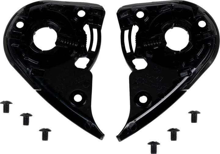 HJC HJ-47 Gear Plate Set - RPHA 60 - Black HHJ47G3000300