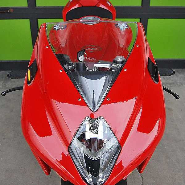 NEW RAGE CYCLES Mirror Block Off Turn Signals Mv Agusta F34-MBO
