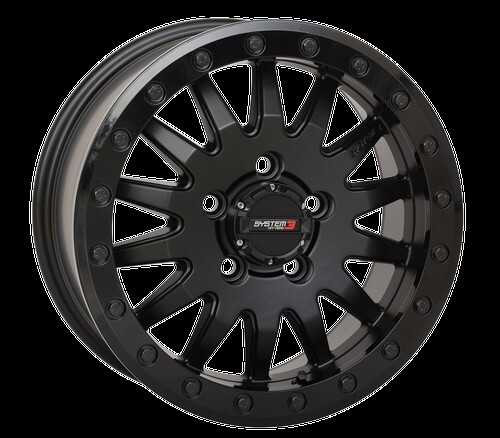 SYSTEM 3 Sb8 Wheel 15X10 5+5 (0Mm) 5/4.5 Matte Black 15S3-85451