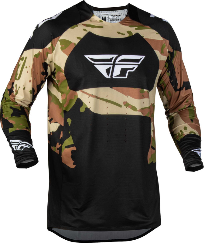 FLY RACING Evolution DST Hunt Jersey Black/Camo Lg 380-125L