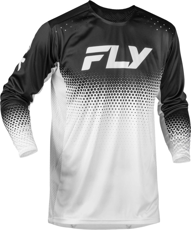 FLY RACING Rayce Sonar Bicycle Jersey White/Black Xl 380-051X