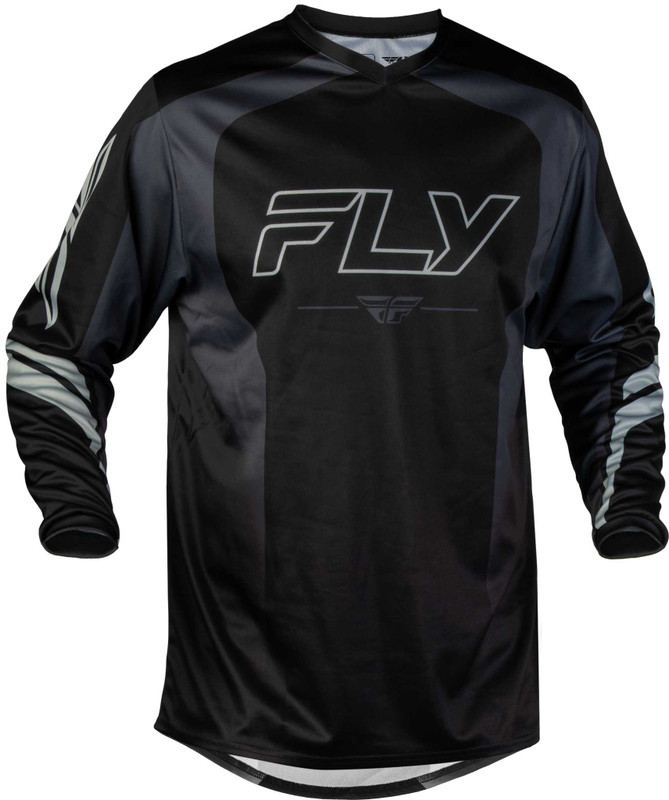 FLY RACING F-16 Raze Jersey Black/Grey Lg 380-920L