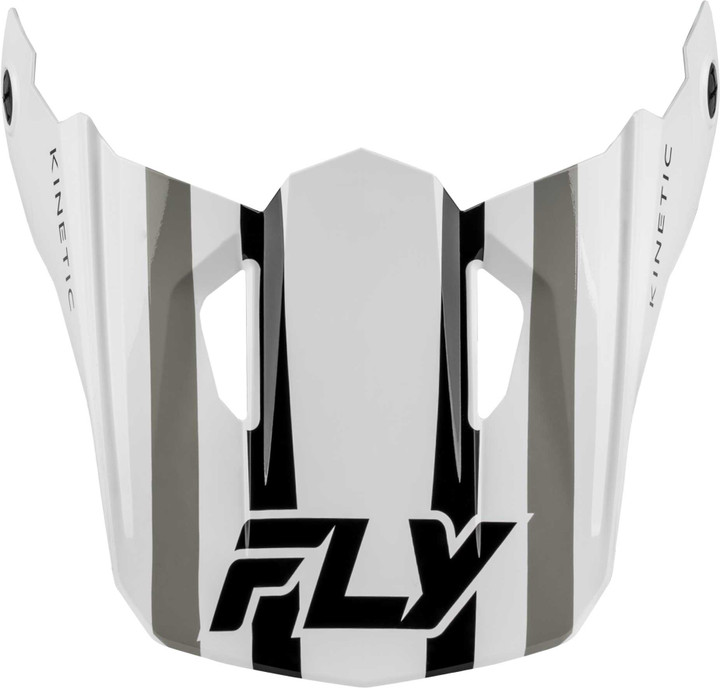 FLY RACING Kinetic SYNC Helmet Visor White/Black/Grey Xs/Sm 73-2001VS