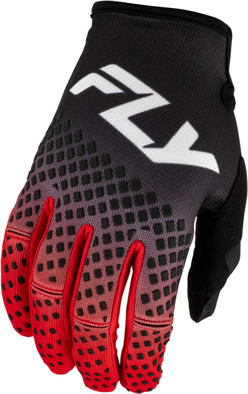 FLY RACING Kinetic Fade Gloves Black/Red/White Sm 380-511S