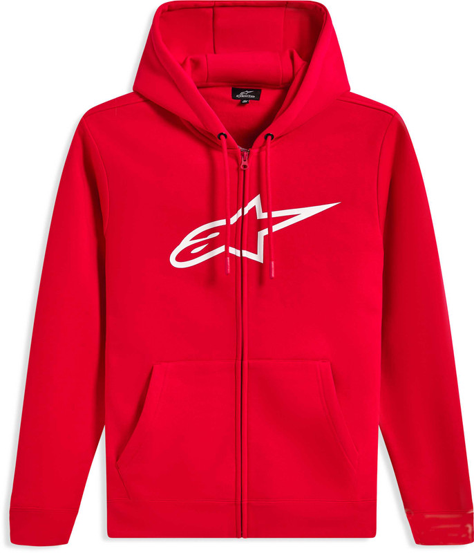 ALPINESTARS Ageless Zip Hoodie V3 Red/White Xl 1244-51490-3020-XL
