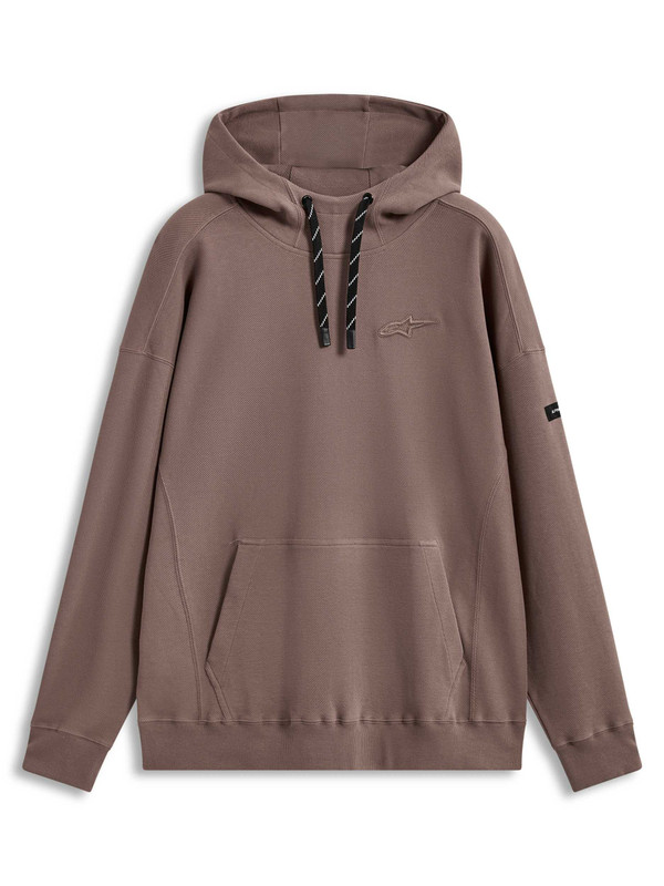 ALPINESTARS Camino Textured Ovrsizd Hoodie Taupe Sm 1236-52802-898-S
