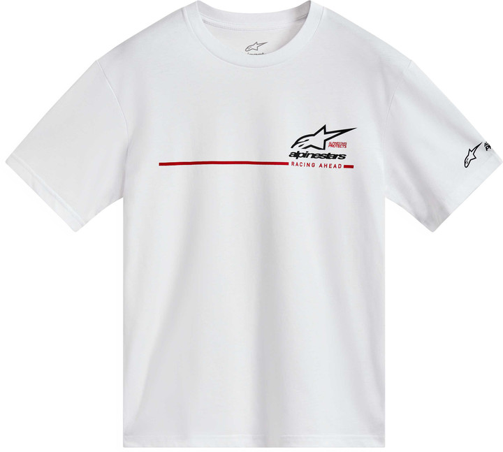 ALPINESTARS P1 Ss CSF Tee White Lg 1236-72326-20-L