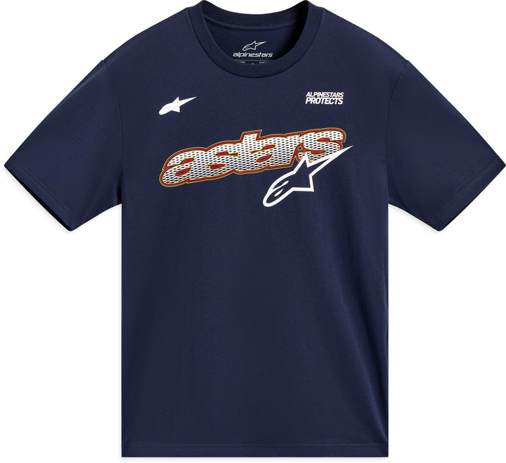 ALPINESTARS Cypress Ss CSF Tee Navy Lg 1236-72320-70-L