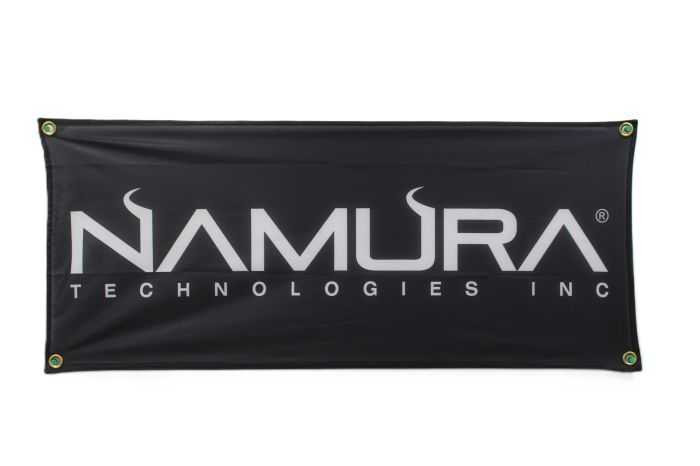NAMURA Namura Technologies Inc Black Banner 16" Tall 36" Wide NAMURA BANNER