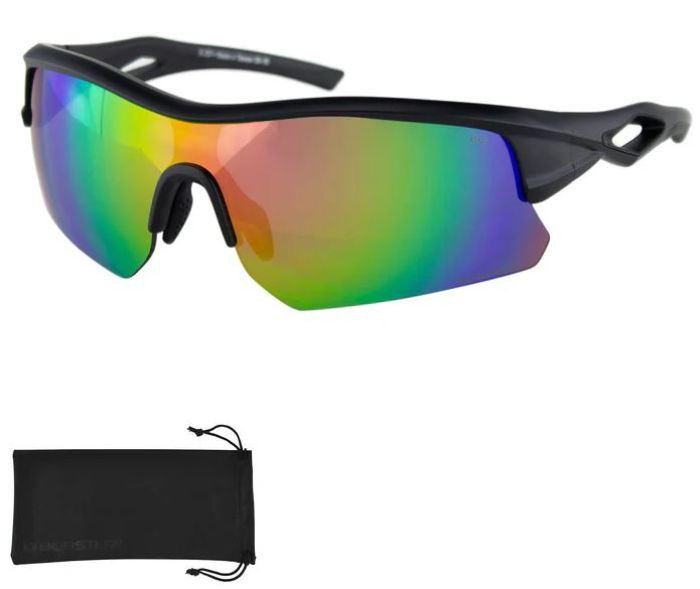 BOBSTER Bobster Dash Sunglasses Matte Black Frame Brown Pink Revo Mi BDAS001