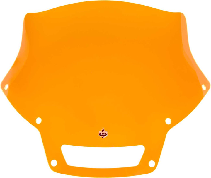 KLOCK WERKS Ice Flare Windshield - 8" - Orange Ice - FXLRST KWW-02-0643