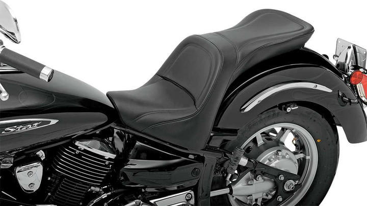 SADDLEMEN Seat - Explorer™ - without Backrest - Stitched - Black - XVS1100 Y3150JS