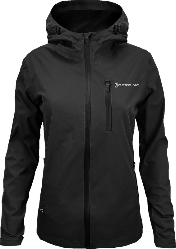 GERBING HEATED CLOTHING Women's Heated 5V Rain Coat - Black - Small GER-RJKT-5V-W-B-S