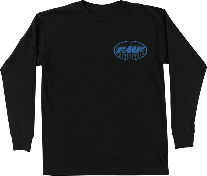 FMF One Nation Long-Sleeve T-Shirt - Black - 2XL FA26119900-BLK-2X