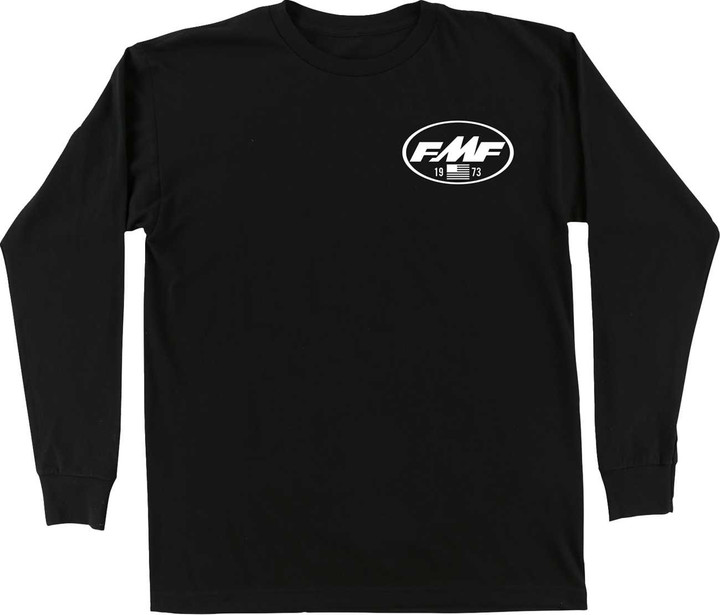 FMF Block Party Long-Sleeve T-Shirt - Black - XL FA26119901-BLK-XL