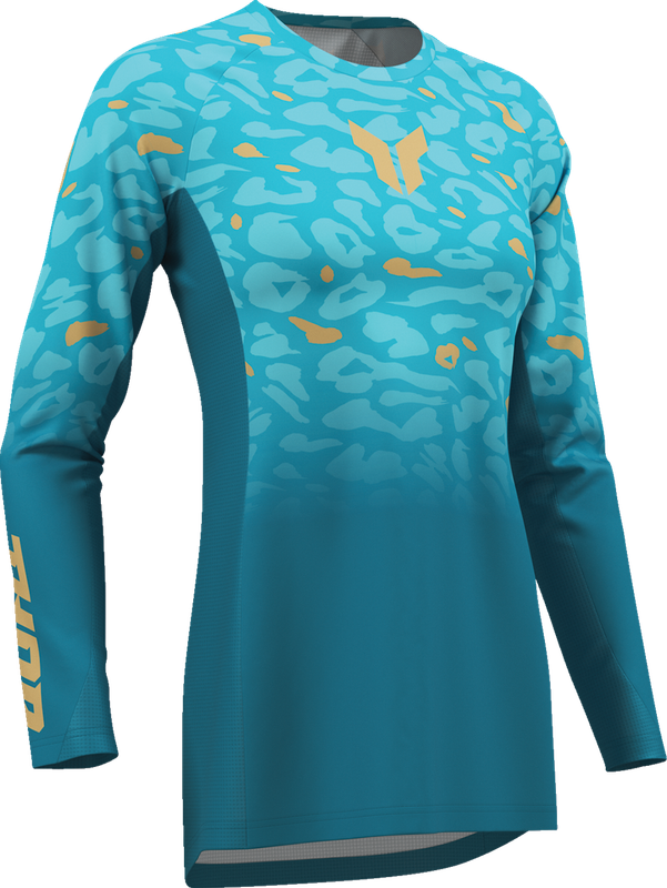 THOR Women's Launchmode Spotted Jersey - Jade/Starlight - XS 2911-0404