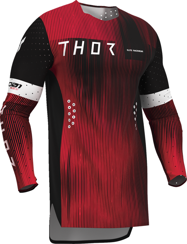 THOR Sportmode Vanish Jersey - Black/Red - 2XL 2910-8845