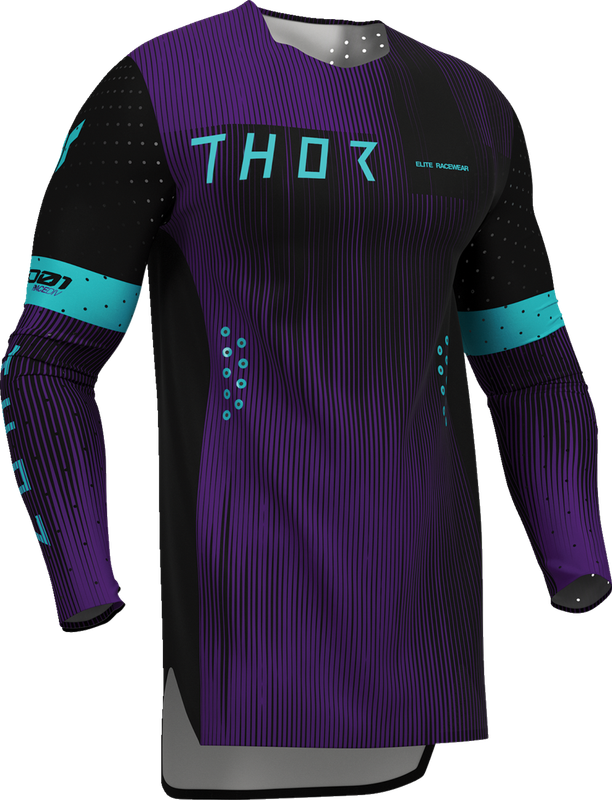 THOR Sportmode Vanish Jersey - Black/Purple - Small 2910-8836