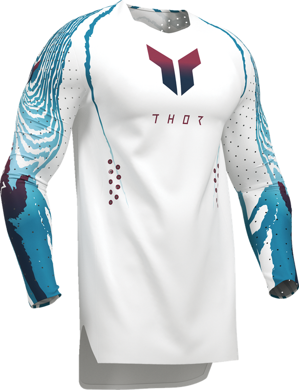THOR Sportmode Damascus Jersey - White - 2XL 2910-8830