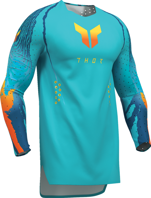 THOR Sportmode Damascus Jersey - Aqua - Small 2910-8821