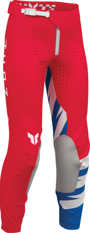 THOR Youth Launchmode Shockie Pants - Red/Blue - US 22 2903-2756