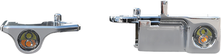 KODLIN USA Neowise X Indicators - Turn Signal/Running Light - Front - Chrome KUS68531