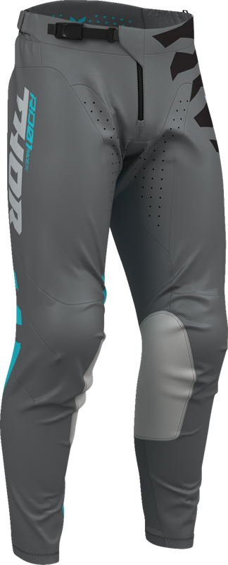 THOR Launchmode Shredder Pants - Charcoal/Aqua - US 32 2901-13044