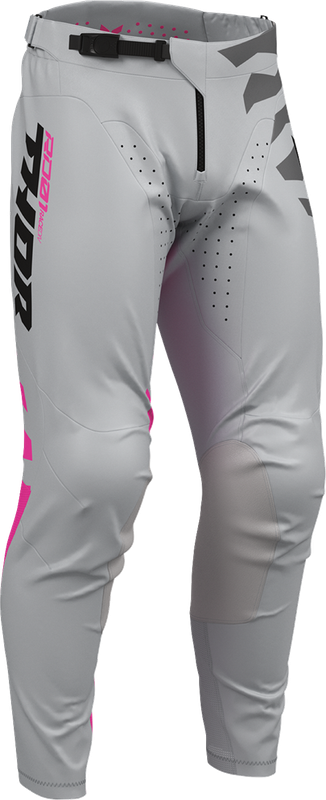 THOR Launchmode Shredder Pants - Gray/Fuchsia - US 38 2901-13065