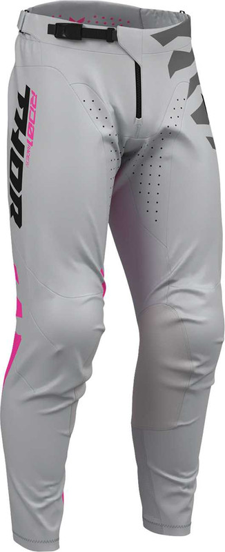 THOR Launchmode Shredder Pants - Gray/Fuchsia - US 42 2901-13067