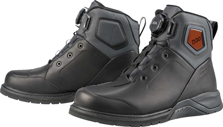 ICON Upstate Boots - Black - US 11 / EU 45 3403-1407