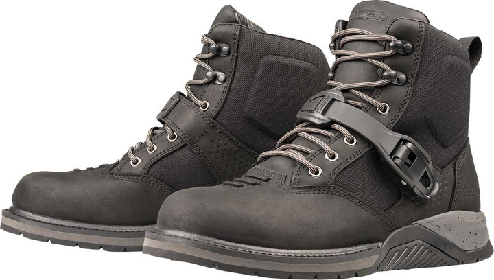 ICON SD6 Waterproof Boots - Black - US 11 3403-1347