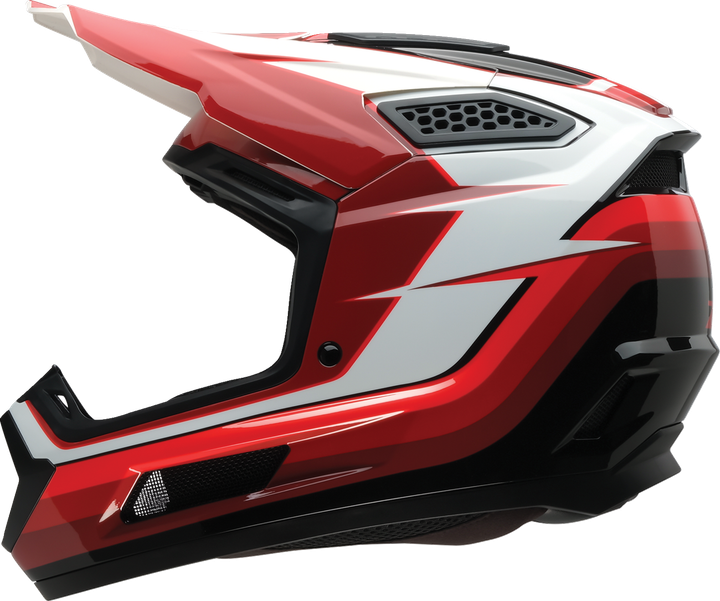 Z1R Dirt Maxx Helmet - Vortex - Red/White - XL 0110-9700