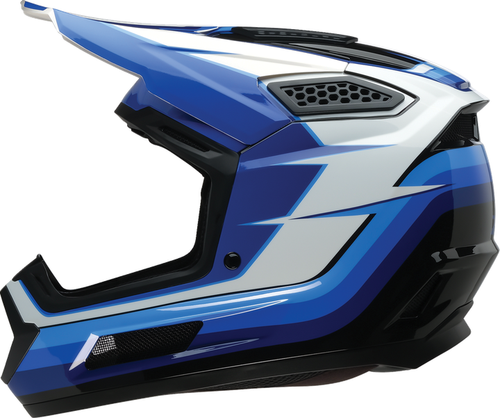 Z1R Dirt Maxx Helmet - Vortex - Blue/White - XL 0110-9691