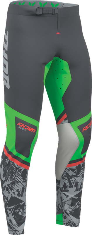 THOR Sportmode Punk'd Pants - Charcoal/Green - US 31 2901-13036