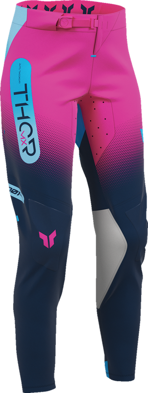 THOR Women's Sportmode Merge Pants - Navy/Fuchsia - US 1/2 2902-0507