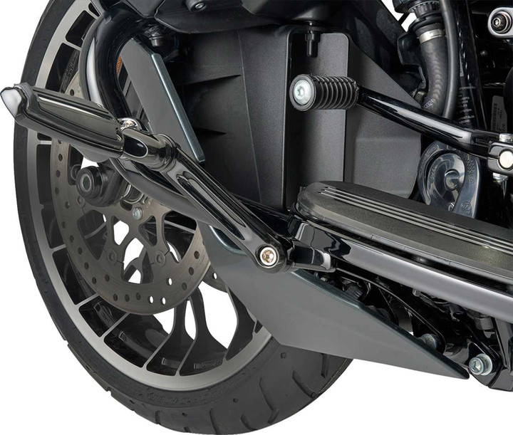 CIRO Frame Mounted Highway Peg Mount Kit - Adjustable - Black 60122